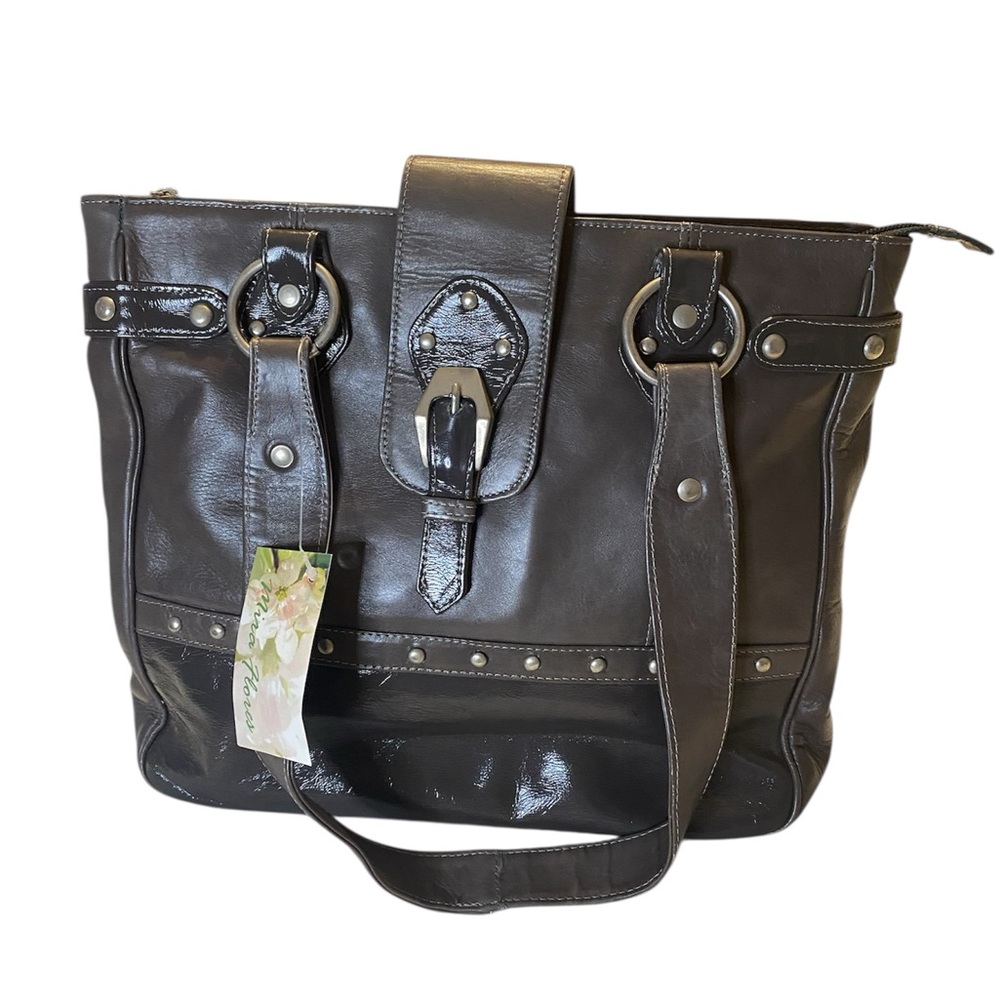 Stylish Grey/Coffee Shoulder Bag